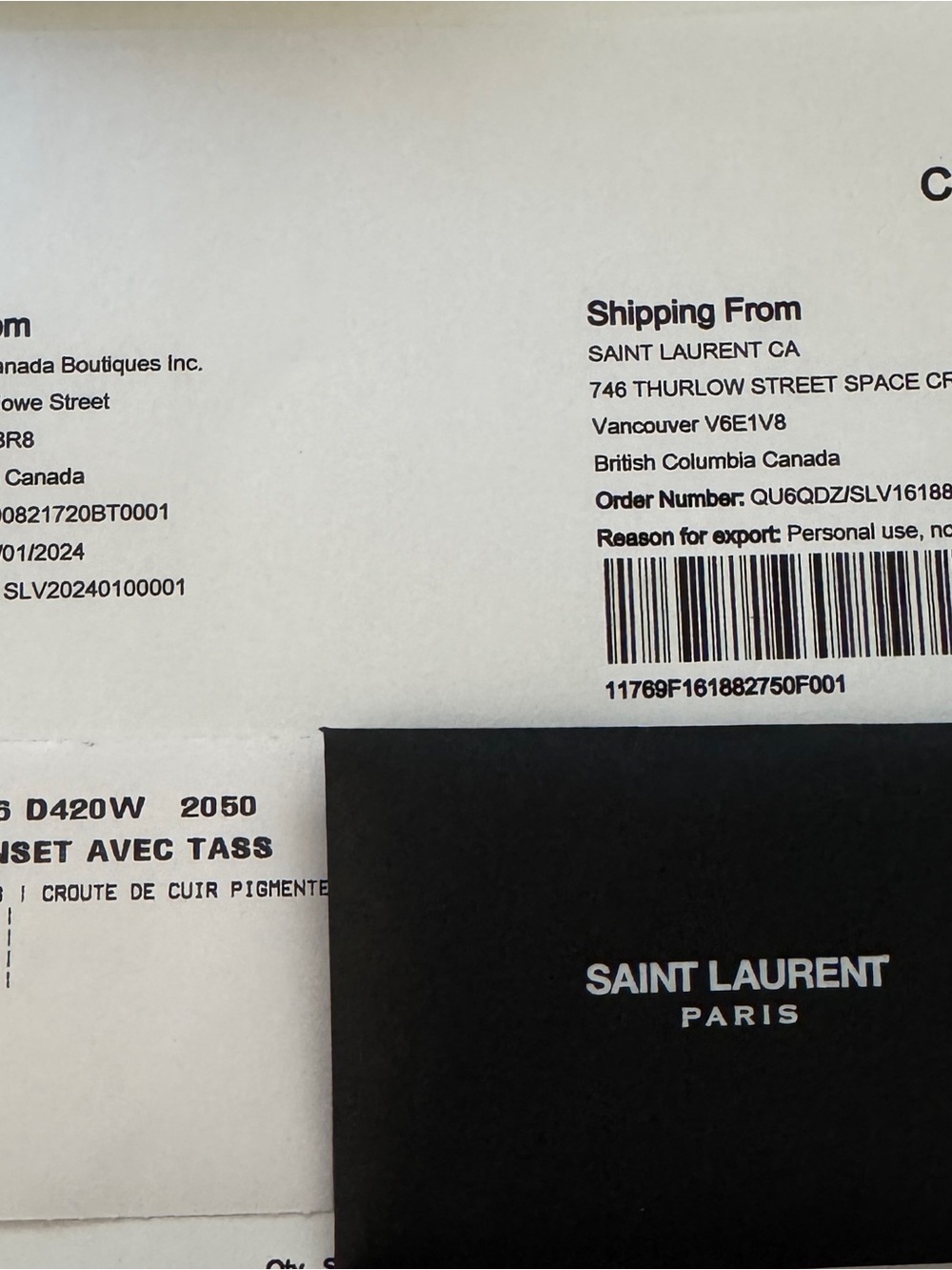Saint Laurent Dark Chocolate Medium Sunset Bag - Picture 12 of 12